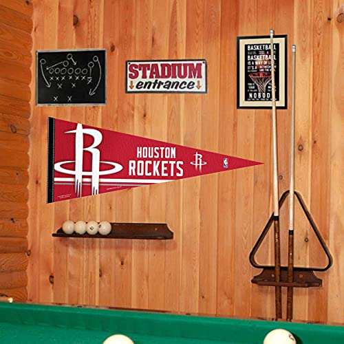 WinCraft Houston Rockets Pennant Full Size 12" X 30" - 757 Sports Collectibles