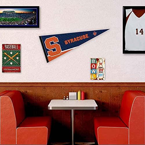 College Flags & Banners Co. Syracuse Pennant Full Size Felt - 757 Sports Collectibles