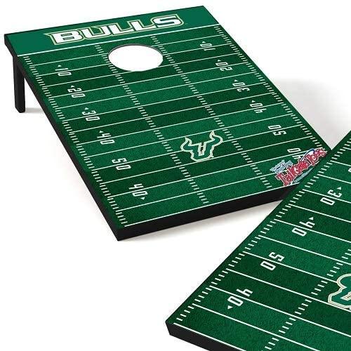 Wild Sports NCAA 2' x 3' Football Field Cornhole Bag Toss Game