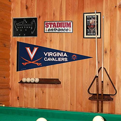 College Flags & Banners Co. Virginia Pennant Full Size Felt - 757 Sports Collectibles