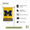 University of Michigan Garden Flag Wolverines UM U of M Banner 100% Polyester (Design B) - 757 Sports Collectibles