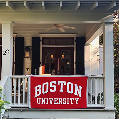 Desert Cactus Boston University Flag Terriers BU Flags Banners 100% Polyester Indoor Outdoor 3x5 (Style 1) - 757 Sports Collectibles