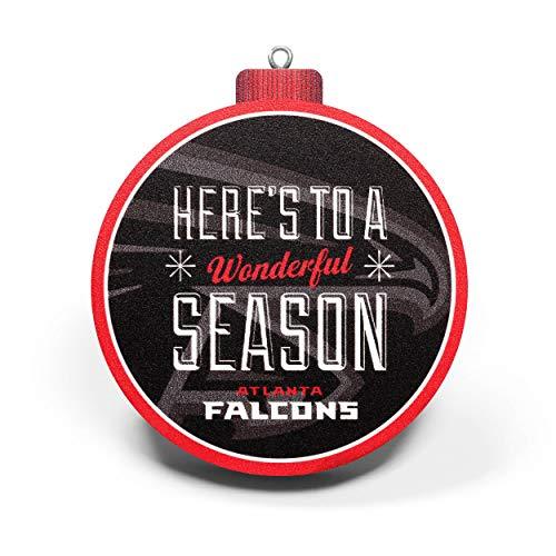 YouTheFan NFL Logo Series 3D Ornament, team colors - 757 Sports Collectibles