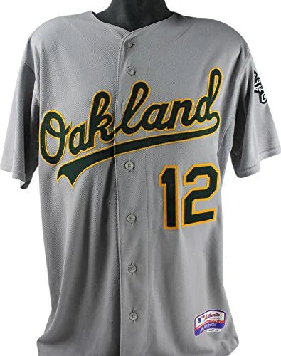 Athletics Scott Hairston Signed 2009 Game Used Majestic Jersey PSA/DNA #Y92710 - 757 Sports Collectibles