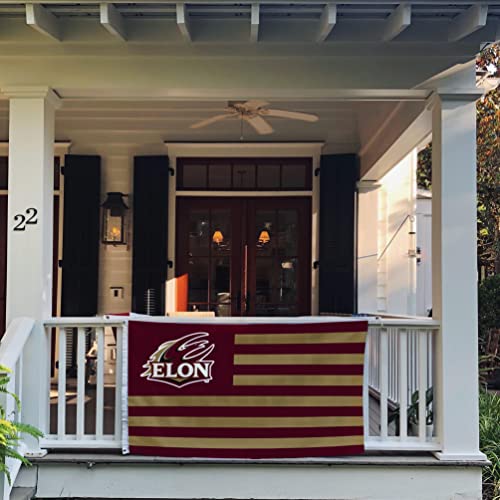 Desert Cactus Elon University Flag Phoenix Flags Banners 100% Polyester Indoor Outdoor 3x5 (Nation) - 757 Sports Collectibles