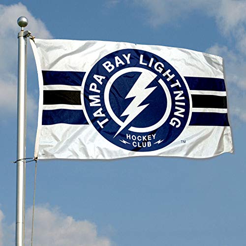 WinCraft Tampa Bay Lightning White 3x5 Feet Banner Flag - 757 Sports Collectibles