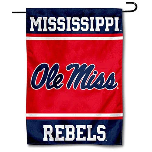College Flags & Banners Co. Ole Miss Garden Flag - 757 Sports Collectibles