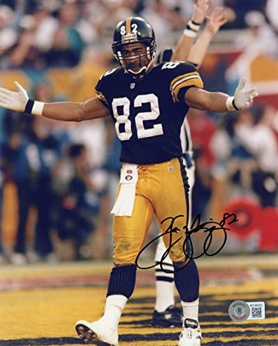 Yancey Thigpen Autographed Pittsburgh 8x10 Photo - BAS (Vertical) - 757 Sports Collectibles