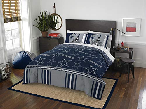 Officially Licensed NFL Dallas Cowboys Full Bed in a Bag Set, 78" x 86" - 757 Sports Collectibles