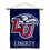 Liberty Flames Banner with Hanging Pole - 757 Sports Collectibles