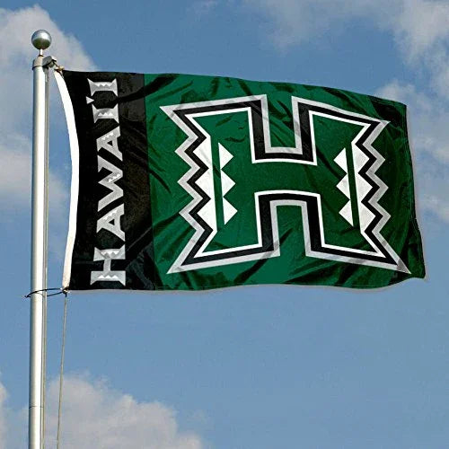 Hawaii Warriors Rainbows University Large College Flag - 757 Sports Collectibles