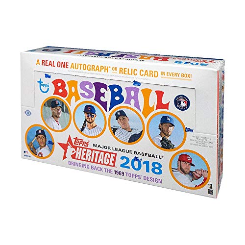 2018 Topps Heritage Baseball Hobby Box - 757 Sports Collectibles