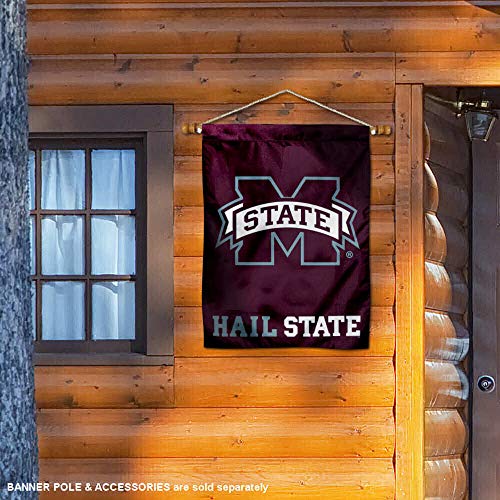 Mississippi State Bulldogs Hail State House Flag Banner - 757 Sports Collectibles