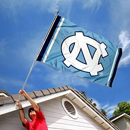 College Flags & Banners Co. North Carolina Tar Heels Court Stripes Flag - 757 Sports Collectibles
