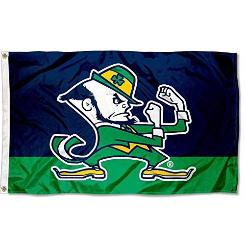 Notre Dame Flag and USA 3x5 Flag Set - 757 Sports Collectibles