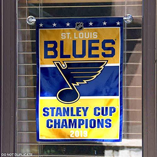 WinCraft St. Louis Blues 2019 Stanley Cup Champions Double Sided Garden Flag - 757 Sports Collectibles