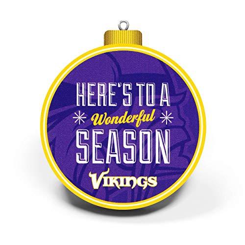 NFL Minnesota Vikings - U.S. Bank Stadium 3D StadiumView Ornament3D StadiumView Ornament, Team Colors, Large - 757 Sports Collectibles