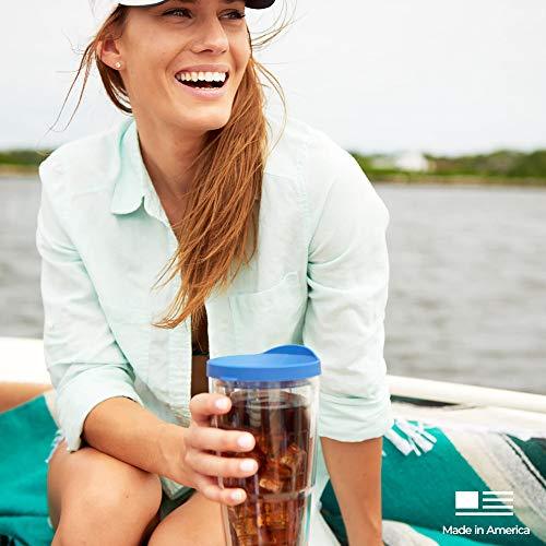 Tervis NCAA Michigan Wolverines All Over Tumbler with Lid, 24 oz, Clear - 757 Sports Collectibles