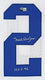 Mel Renfro"HOF 96" Authentic Signed White Pro Style Jersey BAS Witnessed - 757 Sports Collectibles
