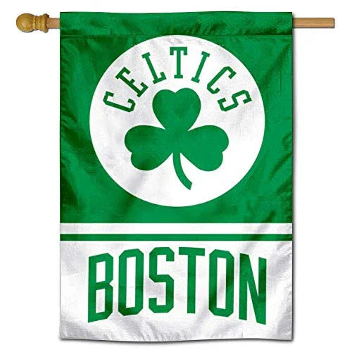 WinCraft Boston Celtics Shamrock Two Ply and Double Sided House Flag - 757 Sports Collectibles