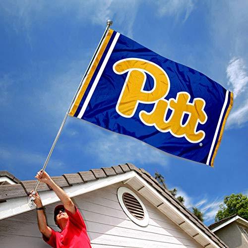 College Flags & Banners Co. Pittsburgh Panthers Field Stripes Flag - 757 Sports Collectibles