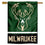 WinCraft Milwaukee Bucks Two Ply and Double Sided House Flag - 757 Sports Collectibles