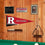 College Flags & Banners Co. Rutgers Pennant Full Size Felt - 757 Sports Collectibles
