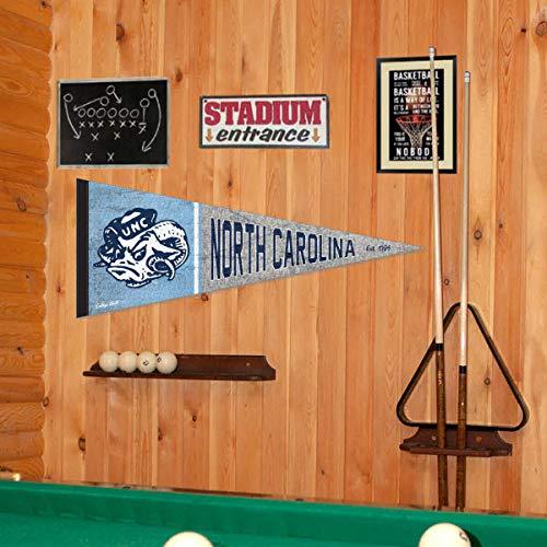 North Carolina Tar Heels Pennant Throwback Vintage Banner - 757 Sports Collectibles