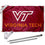 Virginia Tech Hokies Flying VT Flag with Pole and Bracket Complete Set - 757 Sports Collectibles