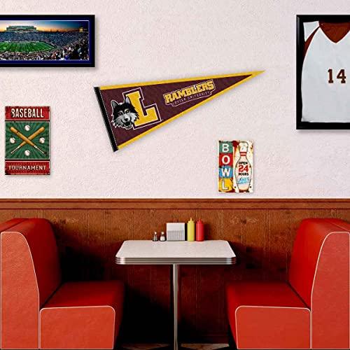 College Flags & Banners Co. Loyola Chicago Ramblers Athletic Logo Pennant - 757 Sports Collectibles