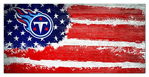 Fan Creations NFL Tennessee Titans Unisex Tennessee Titans Flag Sign, Team Color, 6 x 12 - 757 Sports Collectibles