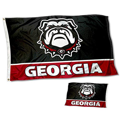 College Flags & Banners Co. Georgia Bulldogs Dawg Double Sided Flag - 757 Sports Collectibles