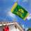 WinCraft Seattle Supersonics Hardwood Vintage Retro Throwback Indoor Outdoor Flag - 757 Sports Collectibles