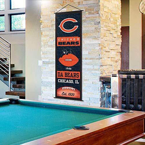 Chicago Bears Banner and Scroll Sign - 757 Sports Collectibles
