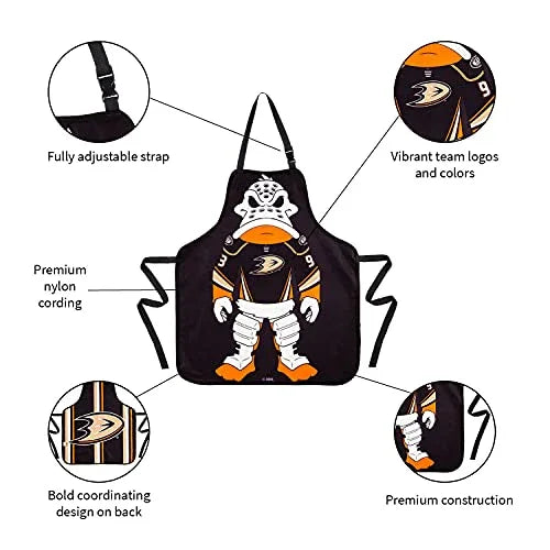 Team Sports America Anaheim Ducks, Double Side Apron - 757 Sports Collectibles