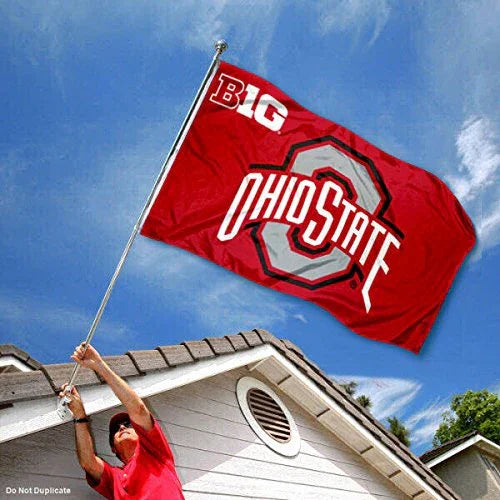 College Flags & Banners Co. Ohio State Buckeyes Big 10 Flag - 757 Sports Collectibles