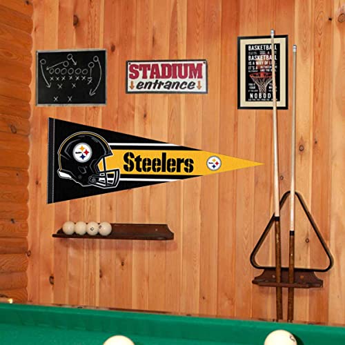 WinCraft Pittsburgh Steelers Official 30 inch Large Pennant - 757 Sports Collectibles