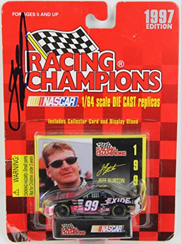 Jeff Burton Signed Racing Champions 1/64 Scale DIE CAST Replica Car PSA #T76354 - 757 Sports Collectibles