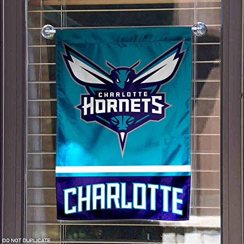 WinCraft Charlotte Hornets Double Sided Garden Flag - 757 Sports Collectibles