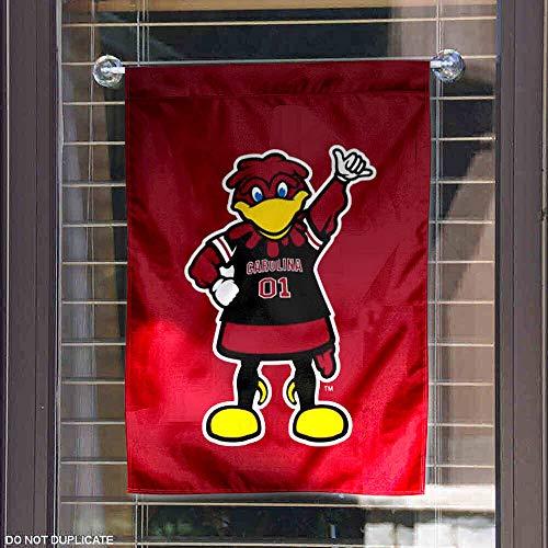 College Flags & Banners Co. USC Gamecocks Cocky Mascot Garden Flag - 757 Sports Collectibles
