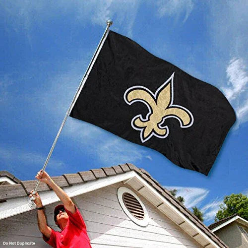 WinCraft New Orleans Saints Embroidered Nylon Flag - 757 Sports Collectibles