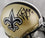 Ted Guinn Jr Autographed New Orleans Saints Mini Helmet- JSA W Auth Black - 757 Sports Collectibles