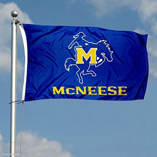 McNeese State Cowboys College Flag - 757 Sports Collectibles