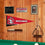 College Flags & Banners Co. South Dakota Pennant Full Size Felt - 757 Sports Collectibles