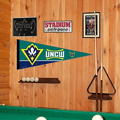 College Flags & Banners Co. Wilmington Seahawks Pennant Full Size Felt - 757 Sports Collectibles