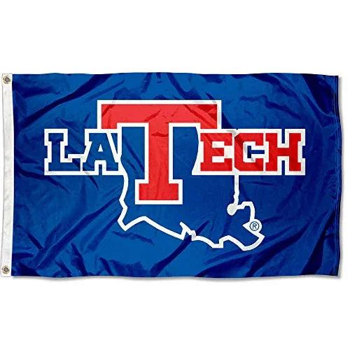 Louisiana Tech Bulldogs La Tech University Large College Flag - 757 Sports Collectibles