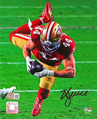 Kyle Juszczyk Autographed San Francisco 49ers 8x10 Diving Catch Photo- Beckett W Holo Blk - 757 Sports Collectibles