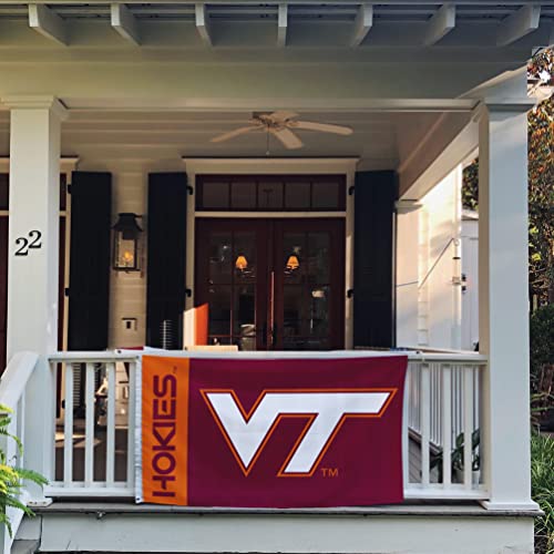 Desert Cactus Virginia Tech Flag Hokies VT Flags Banners 100% Polyester Indoor Outdoor 3x5 (Team Name) - 757 Sports Collectibles