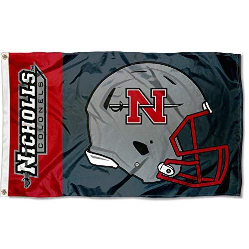 College Flags & Banners Co. Nicholls State Colonels Football Helmet Flag - 757 Sports Collectibles