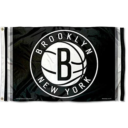 WinCraft New Jersey Nets Flag 3x5 Banner - 757 Sports Collectibles